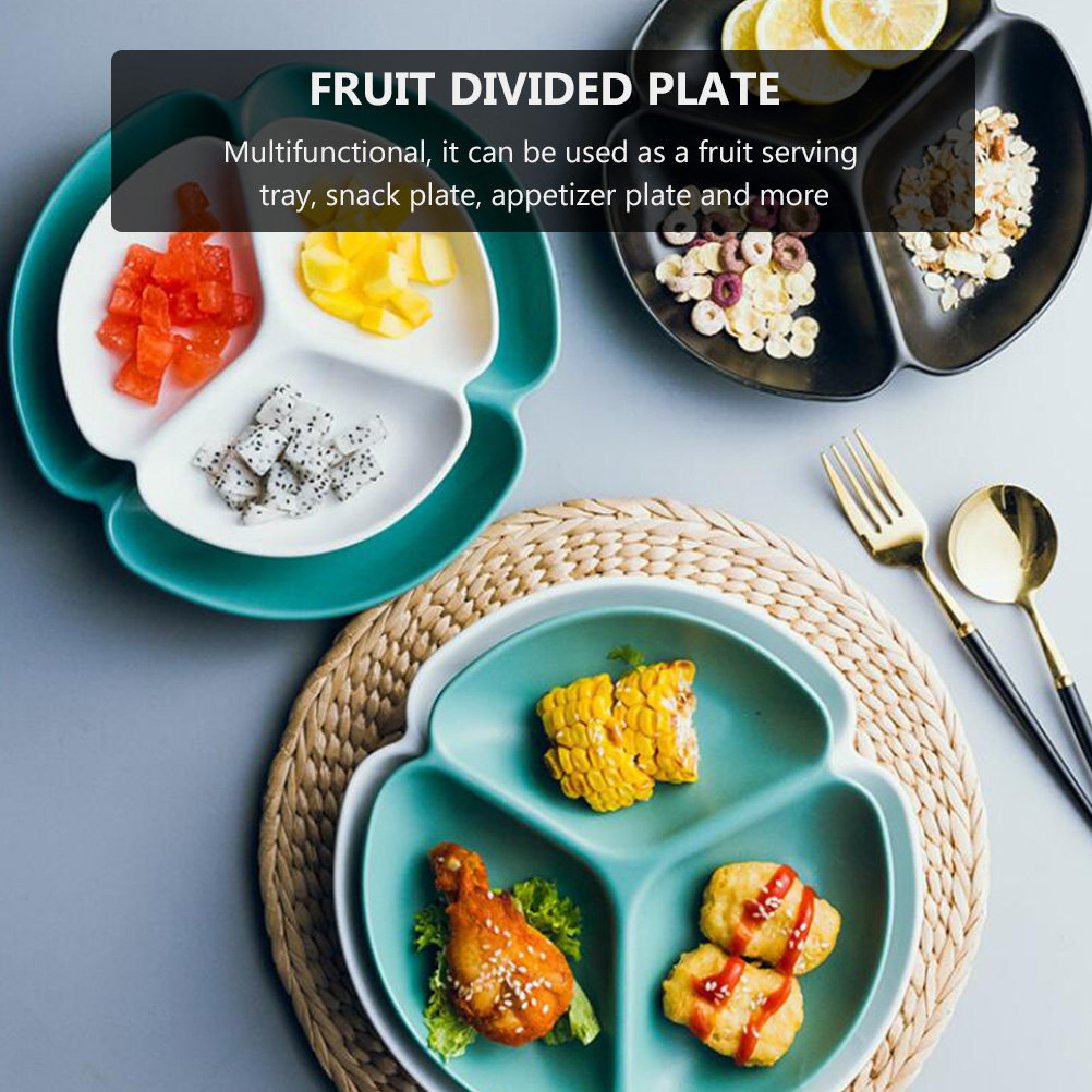 Food Snacks For Camping - 1 buah Piring Saji Keramik dengan