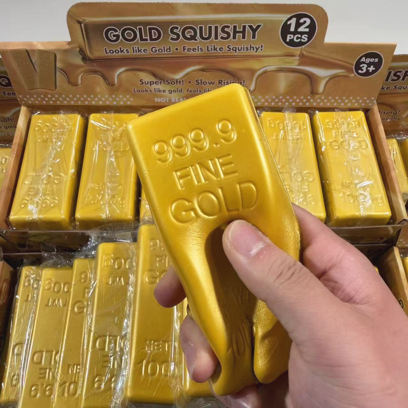 Mainan Squishy Batangan Emas L - Junk Food Snacks ulasan dan harga