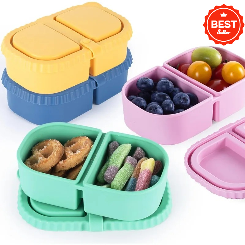 Wadah Camilan Silikon Dapat Di - Food Snacks For Picnic ulasan dan harga