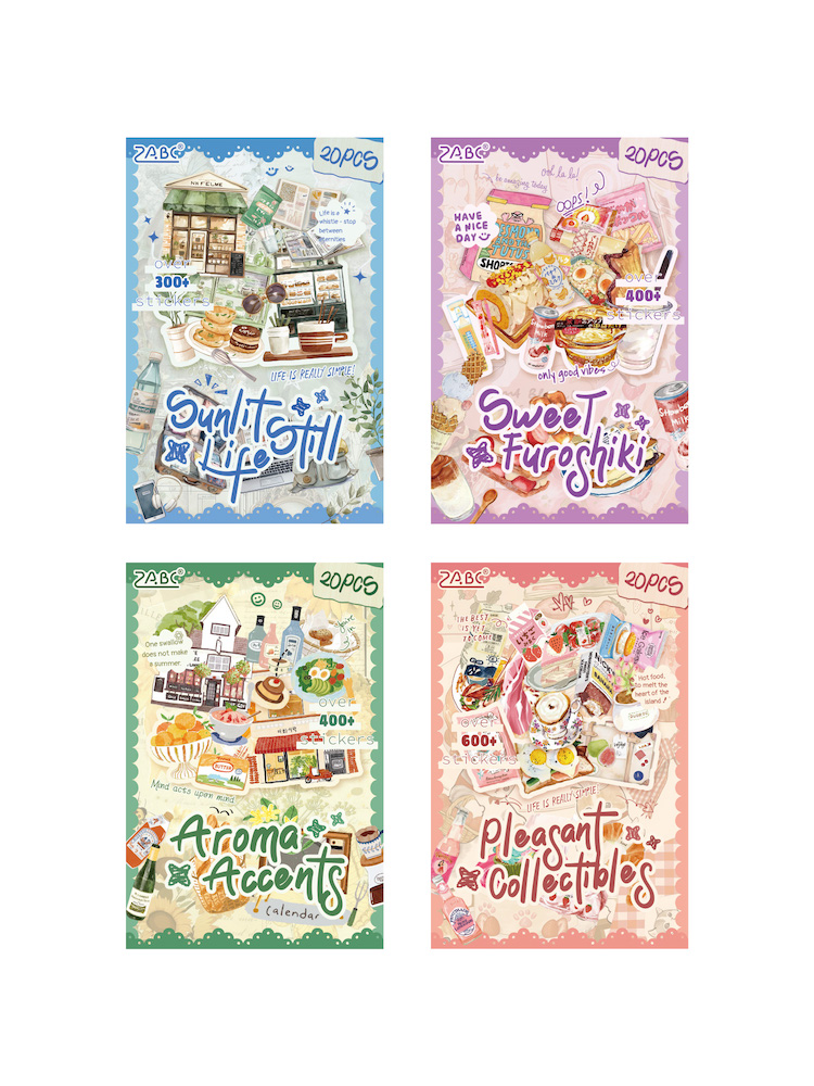 Paket Stiker Tahan Air Motif M - Junk Food Snacks ulasan dan harga