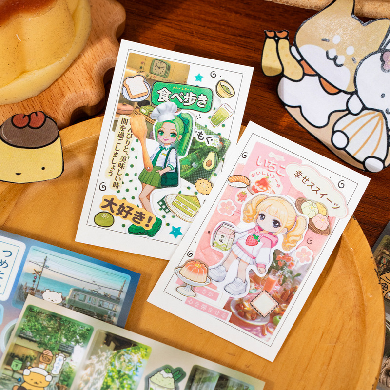 20 buah Buku Stiker Kertas Ber - Junk Food Snacks ulasan dan harga